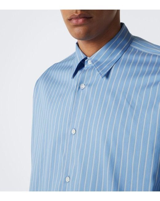Camicia di Auralee in Blue da Uomo