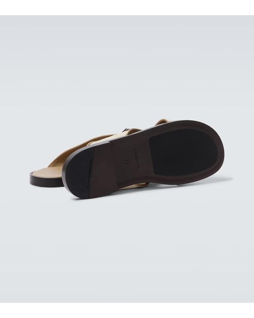 Dolce & Gabbana Sandalen Dg Aus Canvas Mit Leder in Multicolor für Herren