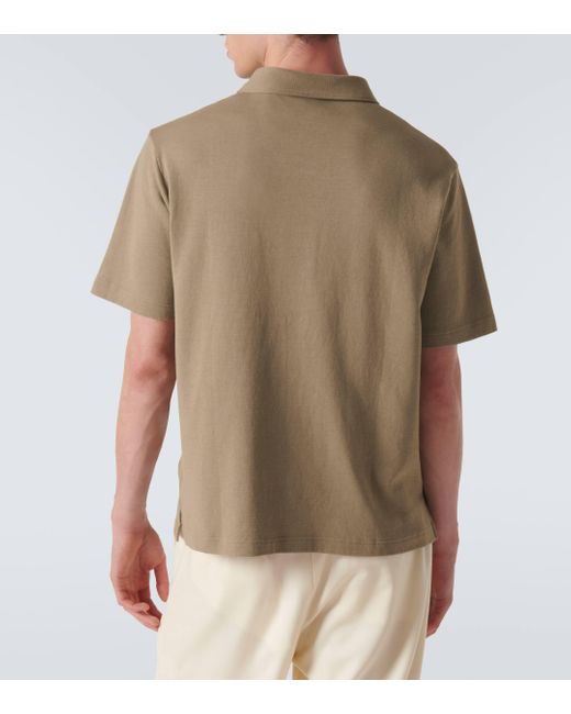 FRAME Natural Cotton Polo Shirt for men