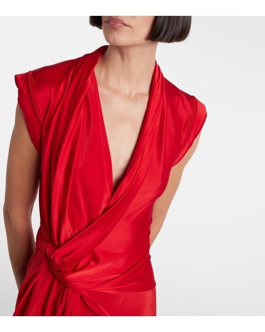 Victoria Beckham Red Maxi Dresses