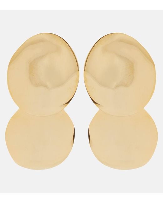 Jennifer Behr Natural Issey 18Kt-Plated Drop Earrings