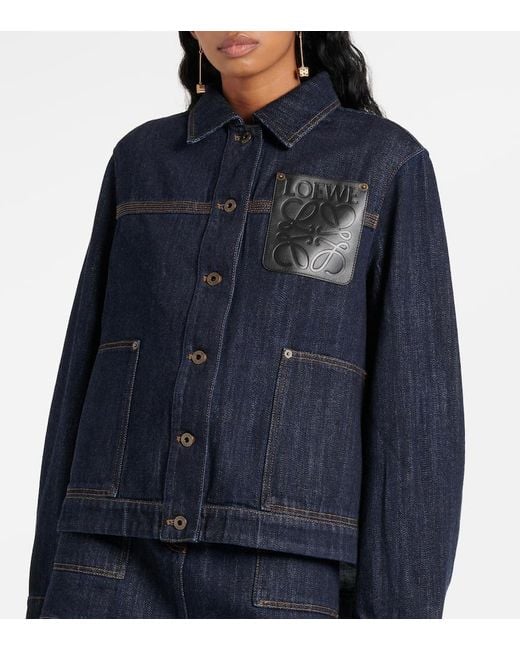 Loewe Blue Workwear Denim Jacket