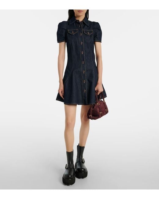 Sac Farringdon Small En Daim Alexander McQueen en coloris Purple
