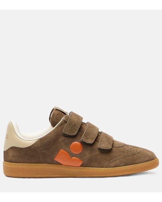 Isabel Marant Brown Beth Suede Sneakers