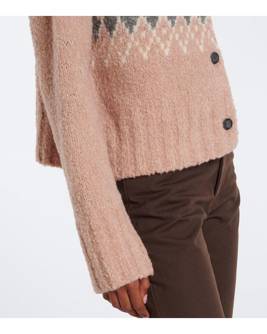 Altuzarra Natural Haven Fair Isle Wool Cardigan