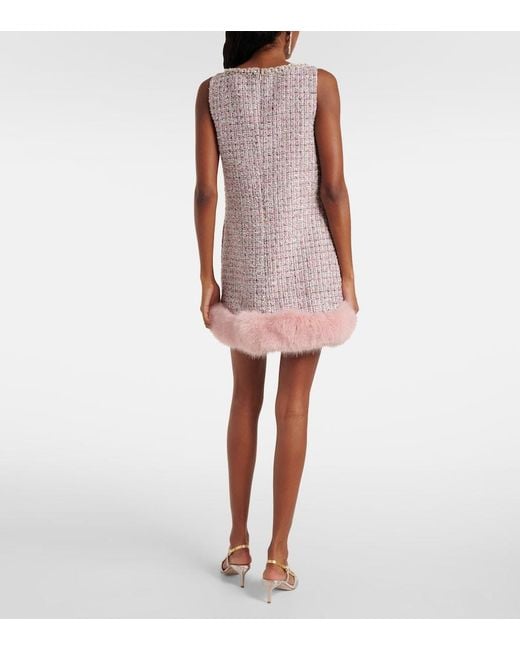 Self-Portrait Brown Sequined Minidress