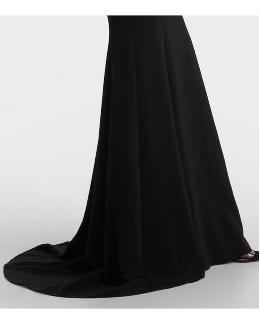 Jenny Packham Black Mercury Embellished Gown