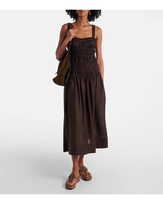 Tory Burch Brown Sandalen Miller 25 Aus Veloursleder