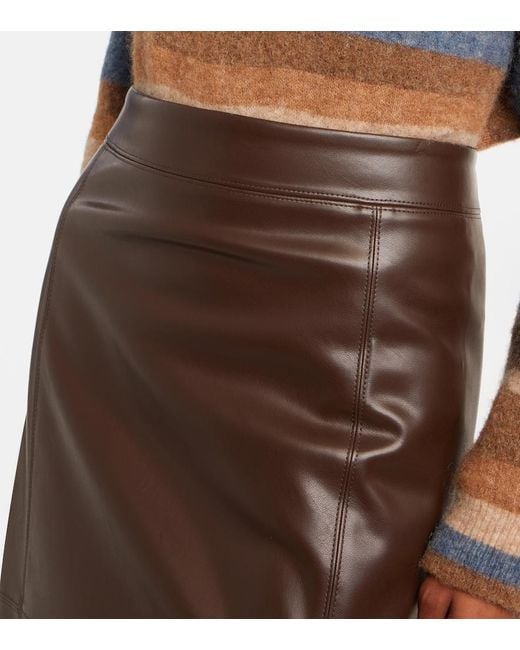 Max Mara Brown Midi Skirt