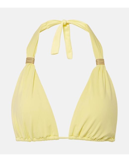 Melissa Odabash Yellow Grenada Bikini Top