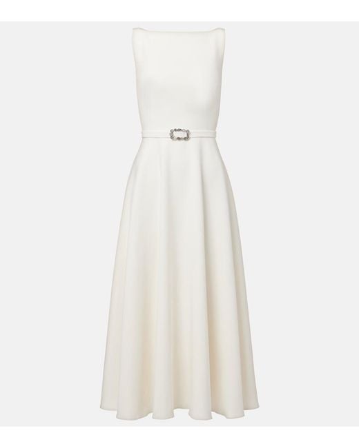 Robe Midi De Mariee Safiyaa en coloris White