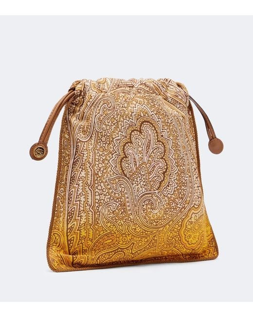 Etro Natural Clutch Small