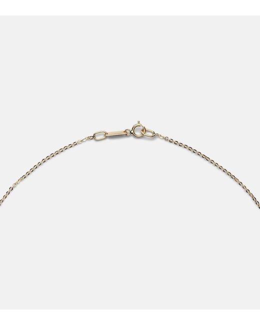 Anita Ko White 18Kt Necklace With Emeralds