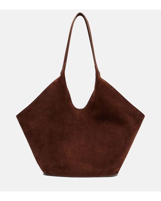 Aesther Ekme Brown Tote Bag Phantom Aus Veloursleder