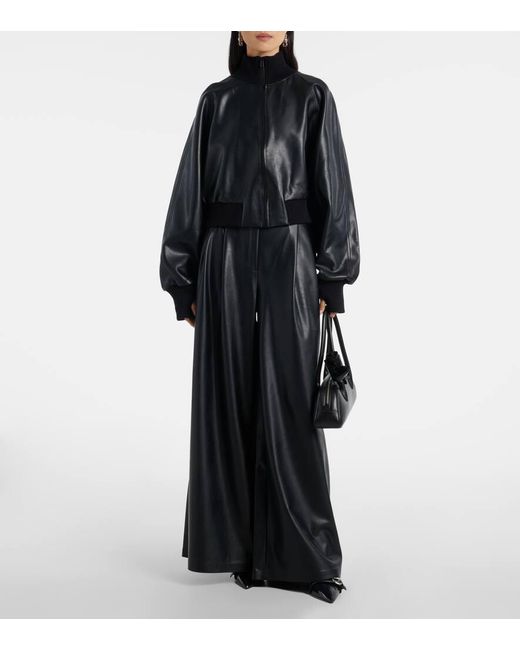 Bomber Cropped di Norma Kamali in Black