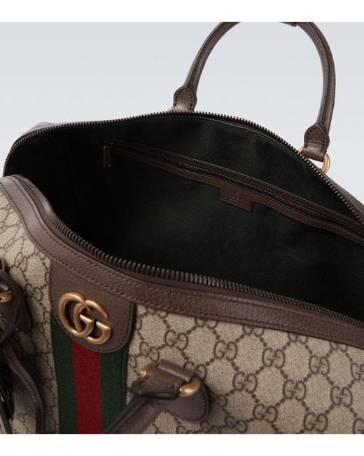 Gucci Brown Savoy Medium Duffel Bag for men