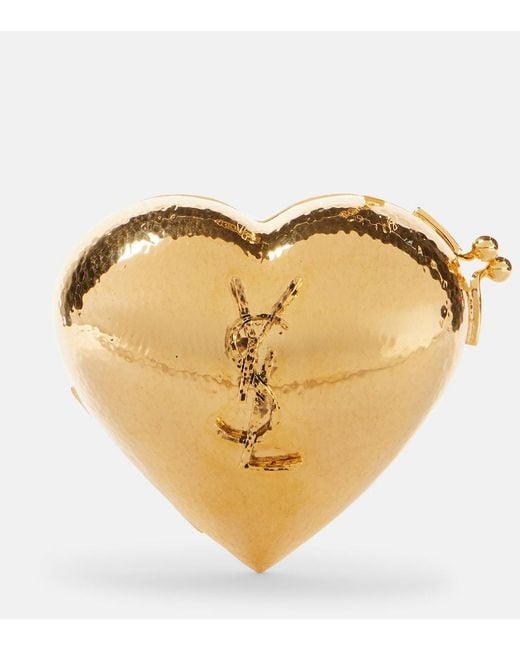 Saint Laurent Natural Evening Mini Clutch