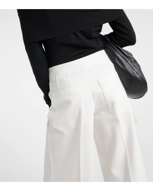 Pantalon ample a taille haute Dorothee Schumacher en coloris White