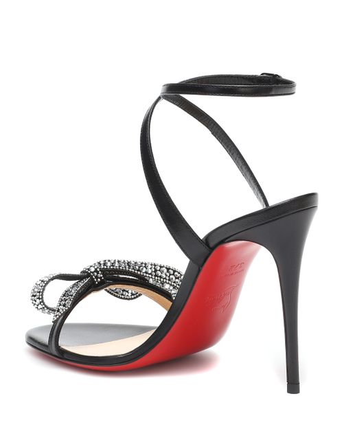 jewel queen 100 leather sandals