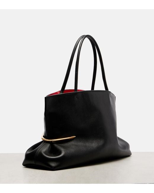 Givenchy Black Pinch Squeezed Horizontal Leather Tote Bag