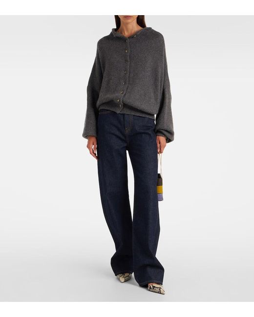 Cardigan Oversize Nelya di Khaite in Gray