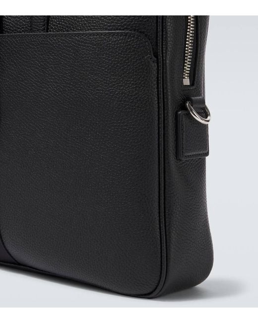 Gucci Aktentasche Web Stripe Medium Aus Leder in Black für Herren