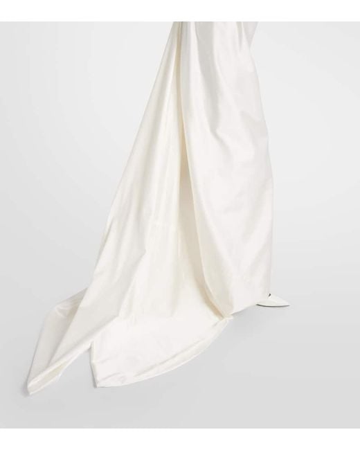 Vivienne Westwood White Bridal Camille Satin Gown