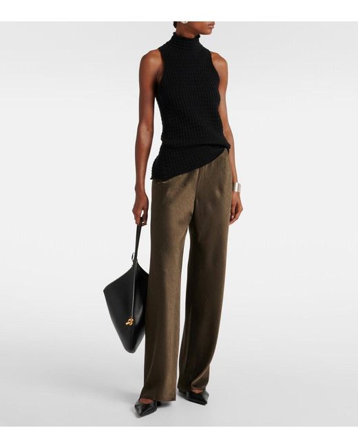 Vince Brown Gerade Hose Aus Satin