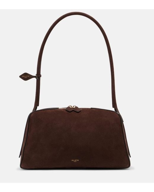 Alaïa Brown East West Leather Shoulder Bag