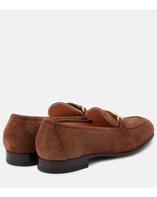 Tom Ford Brown Whitney Suede Loafers