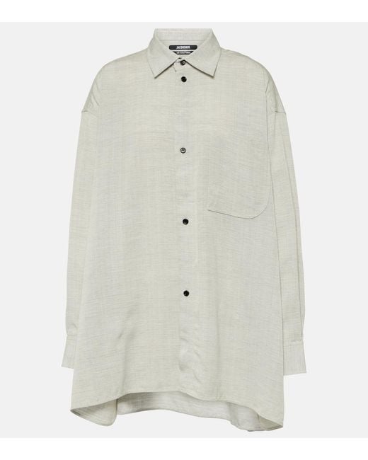Jacquemus White Le Chemise Poche Shirt