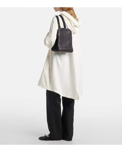 The Row Black Leather Backpack