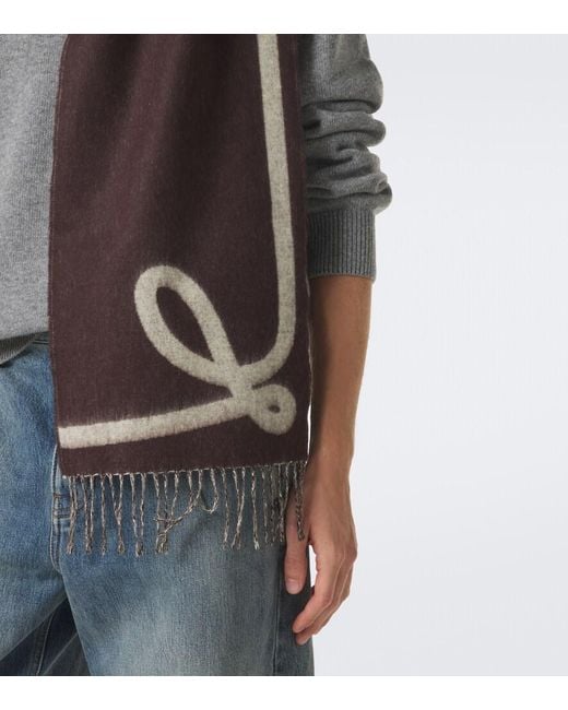 Sciarpa di Loewe in Brown da Uomo