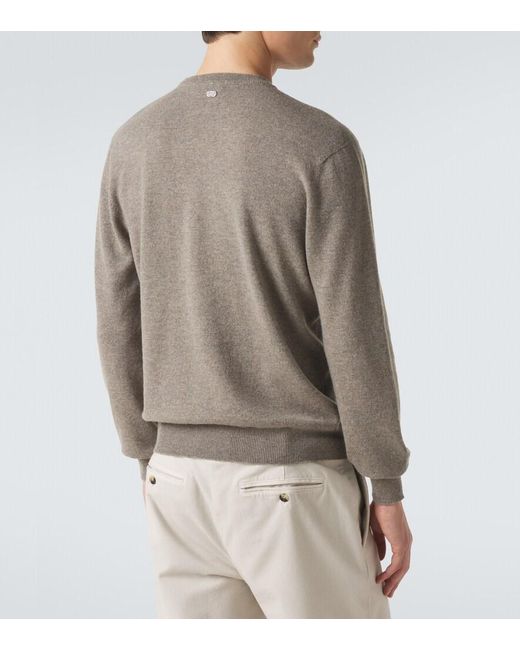 Agnona Gray Cashmere Sweater for men