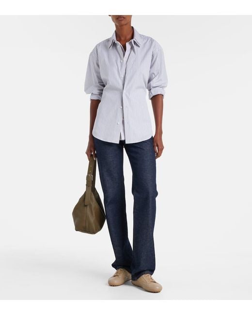 Tod's Natural Sneakers Gommino Aus Leder