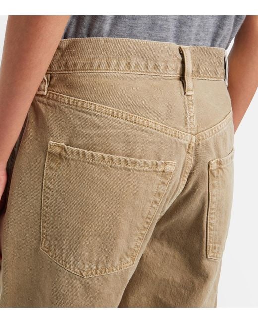 Citizens of Humanity Natural Court Denim Bermuda Shorts