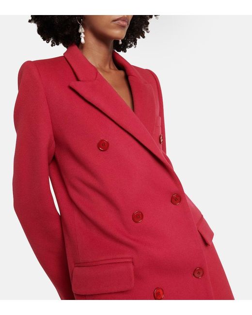 Cappotto Enarryli in lana e cashmere di Isabel Marant in Red