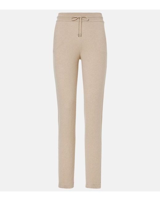 Loro Piana Natural Merano Cashmere Sweatpants