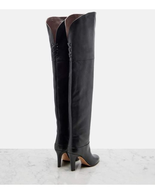 Botas Mosqueteras Eve De Piel Chloé de color Black