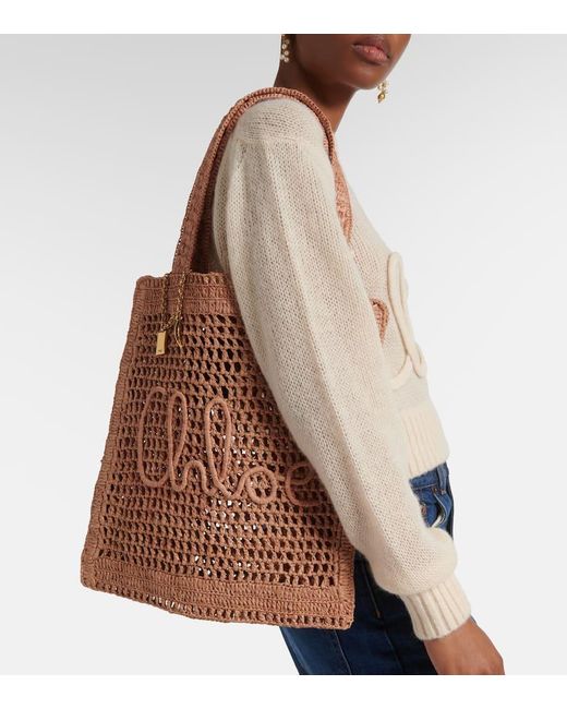 Chloé Brown Tote Bag Summer Banana