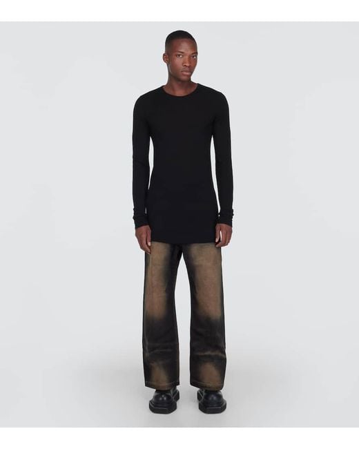 Rick Owens Gray Geth Wide-Leg Jeans for men