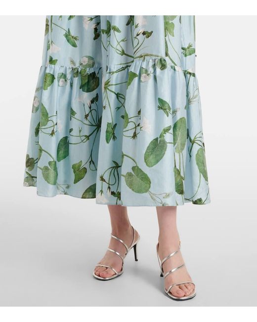 Abito Midi di Erdem in Green