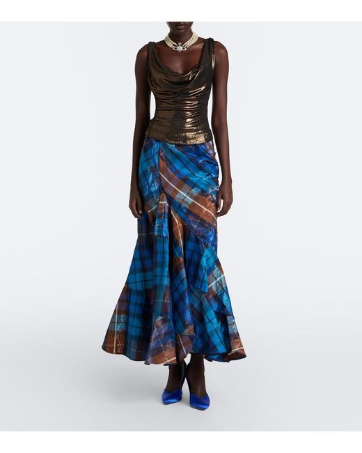 Vivienne Westwood Brown Anna Draped Tank Top