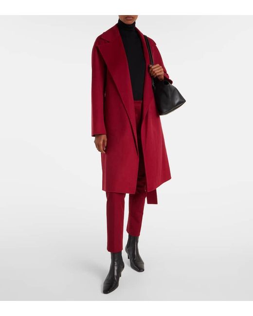 Joseph Red Mantel Aus Wolle Und Kaschmir