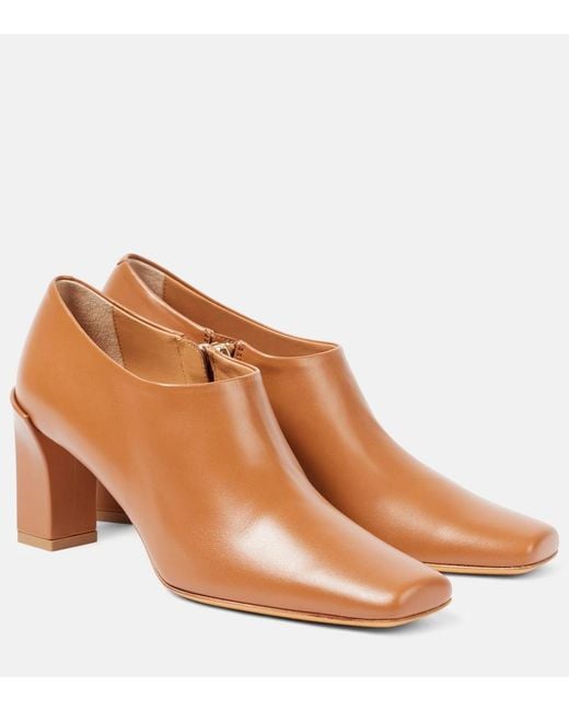 Tod's Brown Leather Ankle Boots