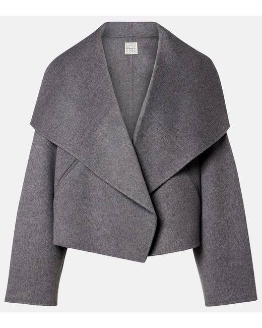 Totême Gray Signature Wool Jacket