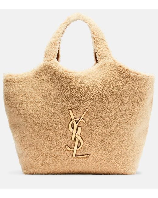Borsa Icare Maxi di Saint Laurent in Metallic