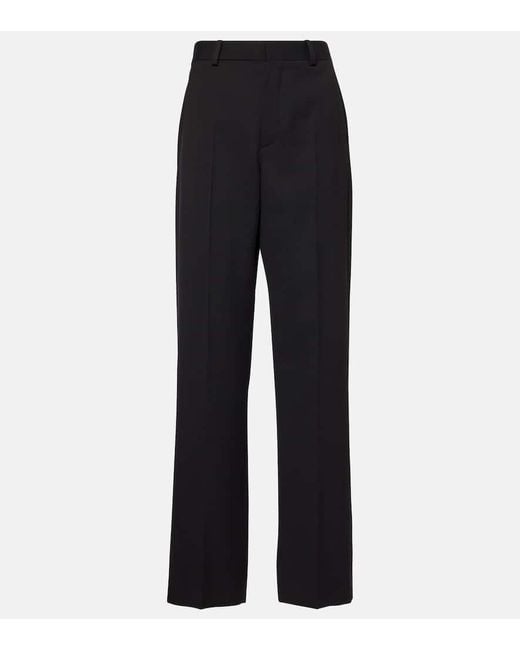 Wardrobe NYC Blue Gerade Hose Aus Schurwolle