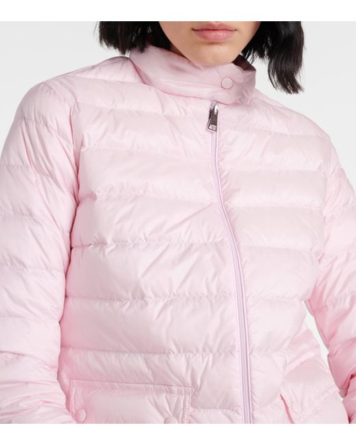Moncler Pink Lans Down Jacket