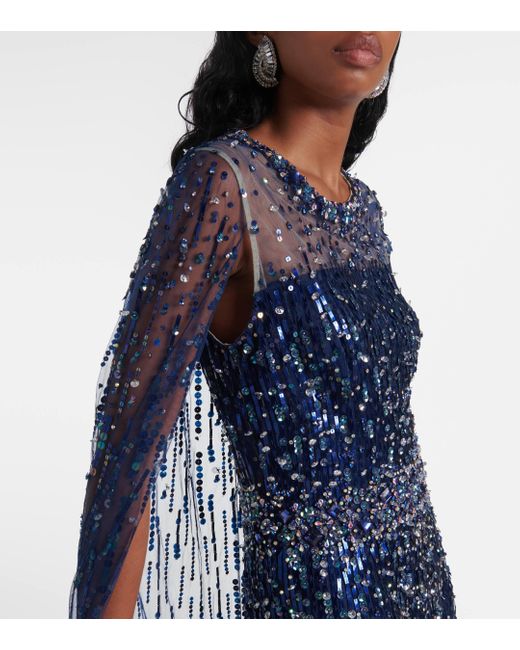 Jenny packham blue dress hot sale